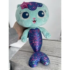 Gabby's Dollhouse - Mercat Mermaid - Plush stuffed Toy 14" - Interactive Talking